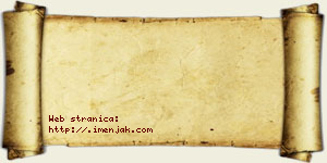 Andjelina Virijević vizit kartica